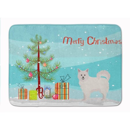 CAROLINES TREASURES Italian Spitz Christmas Tree Machine Washable Memory Foam Mat CK3461RUG